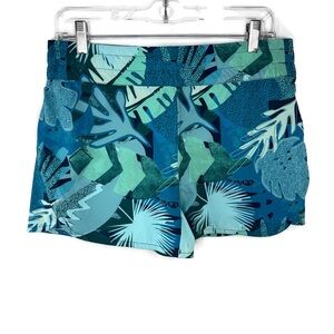 Worldwide Sportsman Tropical Blue Women's Shorts Nylon Quick Dry Medium